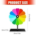 thumbnail image 5 of MOMOJIA 10.6Inch Rotating Wheel 12 Color Slots Rotating Prize Wheel for Birthday Wedding, 5 of 8