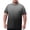 2#Gray, variant on BRANROY Men's Big and Tall Shirts - Gradient Ombre Print UPF 50 Short Sleeve Polo Style Casual Work Golf Shirts for Men Moisture Wicking Lightweight Business Casual Shirts,Blue,2XL