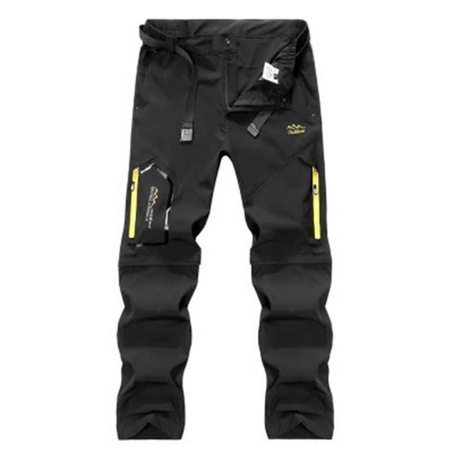 Black Man Wild Cargo Workout Athletic Hiking Lounge Trousers Pants for Man Loose Fit Quick Dry High Waisted Straight Leg Basic Patchwork Long Leg Summer Fall 2025 S