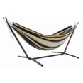 thumbnail image 2 of Vivere Double Cotton Hammock, Comfortable Daybed with Steel Stand, 9 Foot, Serenity, 2 of 4
