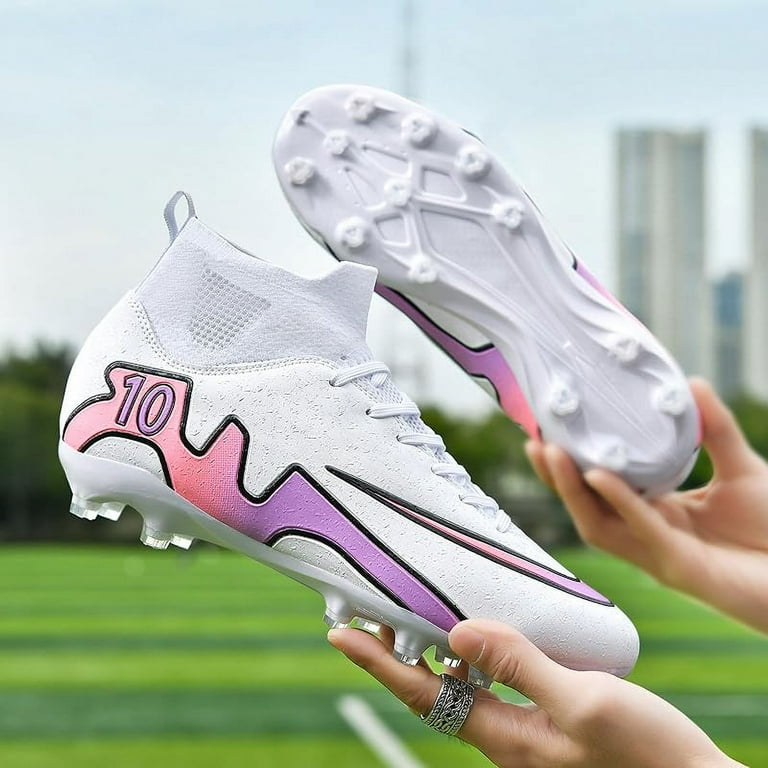 Football Boots Outdoor High Top Spikes Football Shoes Men s Football Shoes Professional Outdoor Football Shoes Men s Artificial Grass Football Shoes Walmart
