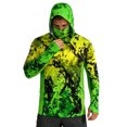 thumbnail image 2 of XINPING Sun Shirts for Men UPF 50+ Sun Protective Cropped Hooded Pullover, Summer Lightweight Breathable Loose Fit Design, UV Protection Coat, 2 of 4