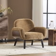 thumbnail image 1 of Noble House Ergonomic Accent Chair,Soft Cushion & Wrap-Around Backrest,Tan, 1 of 8
