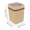 thumbnail image 2 of FENGGUIQU Automatic Trash Bin Plastic Contactless Opening for Study 1Pack, 2 of 5