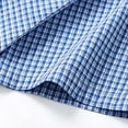 thumbnail image 6 of hoksml Men's Plaid Short Sleeve Button Down Shirts, Loose Fit Breathable Casual Shirt with Chest Pocket for Beach Daily Vacation, 6 of 6