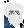 thumbnail image 5 of OneWhoYoung Cowgirl Western Style T-Shirt for Women Fun Graphic Tee Western Cowboy Vintage T-Shirt Cowboy Rodeo Tshirts(White,Large), 5 of 5