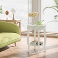 thumbnail image 2 of Bowery Hill End Table in Antique White, 2 of 7