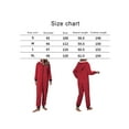 thumbnail image 5 of Biekopu Women's Sleepwear Jumpsuit, Plaid/Lamp String Print Long Sleeve Hood Front Zipper Closure Full-Length Romper, 5 of 9