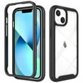 thumbnail image 5 of Kryonix For iPhone 13 Pro Case, Acrylic TPU Transparent Shockproof Full Cover Protective Shell with Non-Slip Design, Brown/Blue/Pink/Black, 5 of 9