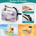 thumbnail image 4 of DIXRUYEE Lunch Bag Double Deck Lunch Cooler Box Fashion Butterfly Dancers Pattern, 4 of 7