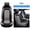 Black&Gray, variant on 2pcs Truck Seat Front Covers for Ford F-150 2015-2024 King Ranch Crew Cab Seat Covers Faux Leather Cushion,Black&Gray