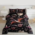 thumbnail image 2 of Homewish Teens Cartoon Animal 2pcs Bedding Comforter Set,Pink Flowers Twin Comforter Sets,Bohemian Boho Breathable Bedding Set,Ultra Soft Home Decor,Reversible, 2 of 8