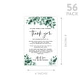 thumbnail image 5 of Koyal Wholesale Silver Dollar Eucalyptus Wedding Thank You Place Setting Cards for Table Reception, 56-Pack, 5 of 5