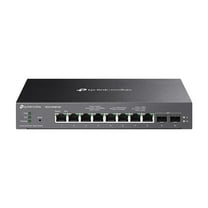 TP-Link Omada 8-Port 2.5GBASE-T and 2-Port 10GE SFP  Smart Switch with 8-Port PoE  - Gigabit Ethernet, 100 Gigabit Ethernet, 2.5 Gigabit Ethernet - 100Base-T, 1000Base-T, 2500Base-T, 10GBase-X - 18...