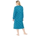thumbnail image 2 of Dreams & Co. Plus Size Thermal Henley Sleepshirt, 2 of 6