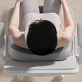 thumbnail image 5 of Back & Lumbar-fitted Chair Cushion, Soft Comfortable Breathable Slow-rebound Memory Foam Seat Pad, for Home / Office / Student Dormitory / Classroom Chairs, 5 of 6