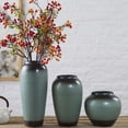 thumbnail image 4 of Tarro de cerámica Retro, jarrón de agua de flores secas, mesa, arreglo de flores, decoración for el hogar, sala de estar, TV, mueble, adorno, 4 of 5