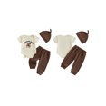thumbnail image 2 of BemeyourBBs Newborn Coming Home Outfit Baby Boy Summer Clothes New to the Farm Outfit Letter Tractor Cow Embroidered Crew Neck Short Sleeve Romper Pants Cap 3 Pcs Set, 2 of 9