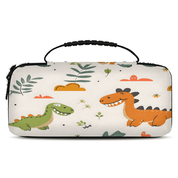 Herdesigns Dinosaur Cute Animal Carrying Case for Nintendo Switch 2 with 20 Game Card Slots, Portable Travel Carry Case for Accessories and Console