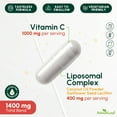 thumbnail image 3 of Forest Leaf Liposomal Vitamin C with MCT Oil & Sunflower Lecithin Immunity Booster Vitamins, 120 Vegetable Capsules, 3 of 10