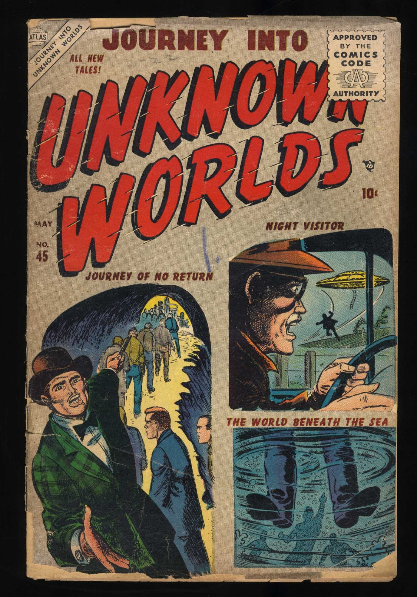 Cover of Journey into Unknown Worlds #45