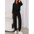 thumbnail image 4 of Conjunto Deportivo PRETTYGARDEN Otoño Invierno Mujer 2 Piezas Negro S, 4 of 8
