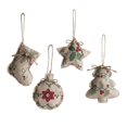 thumbnail image 2 of HUONA Christmas Tree Linen Pendant Christmas Xmas Holiday Hanging Ornament Home Restaurant Decoration for Christmas Wedding Party FavorsType B, 2 of 5