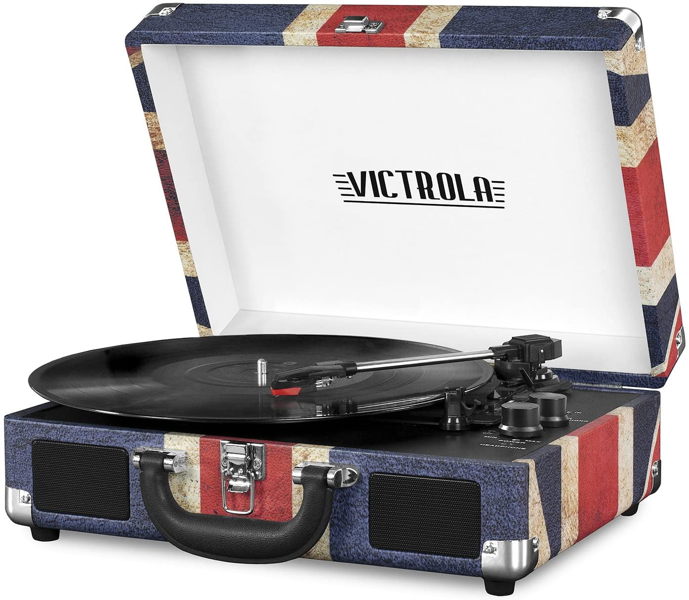 Speed Bluetooth Suitcase Turntable 