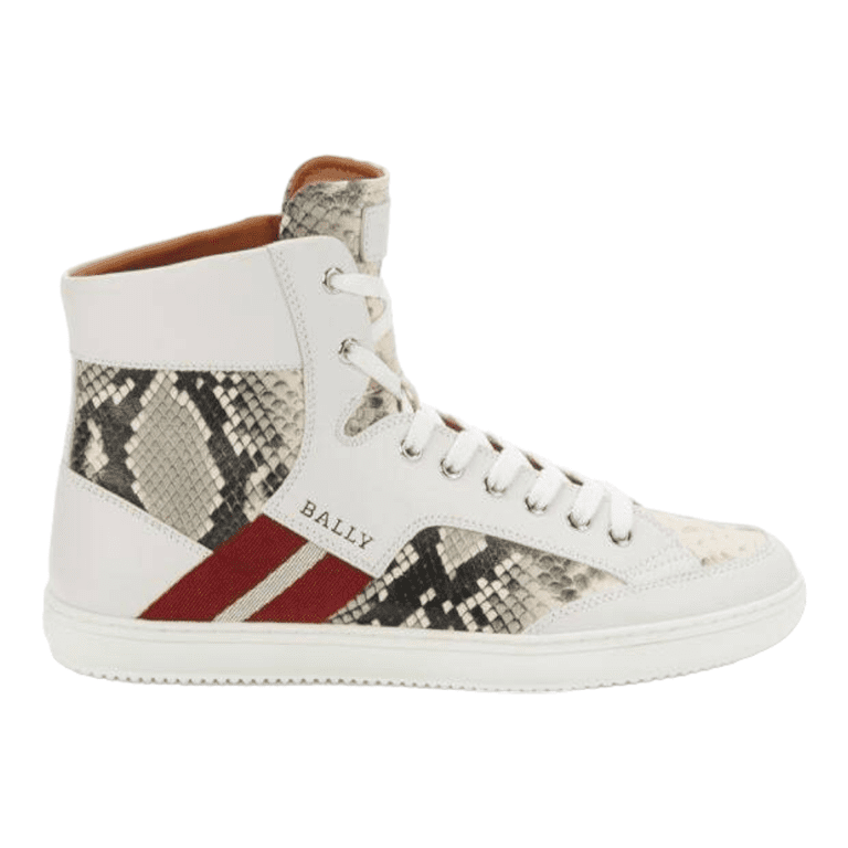 Men’s BALLY Oldani Sneakers Bally Oldani HighTop Leather Sneaker 65D Men Grey | eBay main image 4
