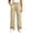 Khaki, variant on LIaqionyy Hiking Cargo Pants for Womens Lightweight Waterproof High Waist Outdoor Joggers Trousers with Pockets