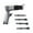 Air Hammer set A, variant on 9150 120mm Professional Handheld Pistol Gas Shovels Air Hammer Small Rust Remover Cutting Drilling Chipping Pneumatic Tool ,Efficient and Reliable