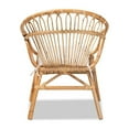 thumbnail image 4 of Baxton Studio Benicia Modern Bohemian Natural Brown Rattan Dining Chair, 4 of 7