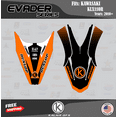 thumbnail image 3 of Kalair GFX Graphics Kit for Kawasaki KLX110 (2010-2023) Evader Series, 3 of 5