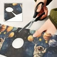 thumbnail image 6 of Yayeee Faucet Mat for Kitchen Sink 30" Diatomite Long Splash Guard Pad, Watercolor Astronaut, 2 Pack, 6 of 7