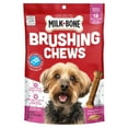 thumbnail image 1 of Milk-Bone Brushing Chews Dental Dog Treats for Small Dogs, 1 of 8