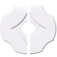 thumbnail image 1 of Ekena Millwork CMP34PL2-07000 34 in. OD x 7 in. ID Square Percival Architectural Grade PVC Contemporary Ceiling Medallion - 2 Piece, 1 of 1