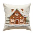 thumbnail image 1 of Christmas Home Decor, 2D Cartoon Christmas Pillow Cover, Christmas Decor Indoor, Christmas Pillow Covers, for Xmas Tree, Home, Party, Holiday Christmas Decorations, 1 of 4