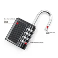 thumbnail image 2 of 4-digit Combination Lock Warehouse Door Locker Backpack Zinc Alloy Waterproof And Corrosion-resistant Mini Outdoor Burglar Lock, 2 of 5