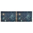 thumbnail image 6 of Yayeee Kitchen Valance Rod Pocket 54" x 18" Living Room Window Curtain, Dark Star Map, 6 of 6