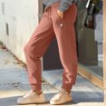 thumbnail image 5 of Dalix Heartly Ghost Embroidered Jogger Pant Soft Fleece Relaxed Fit Lounge Womens in Dusty Rose S Small, 5 of 5