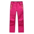 thumbnail image 2 of HVOBTTY Toddler's Pants Fleece Lined Soft Waterproof Windproof Breathable Hiking Climbing, 2 of 4