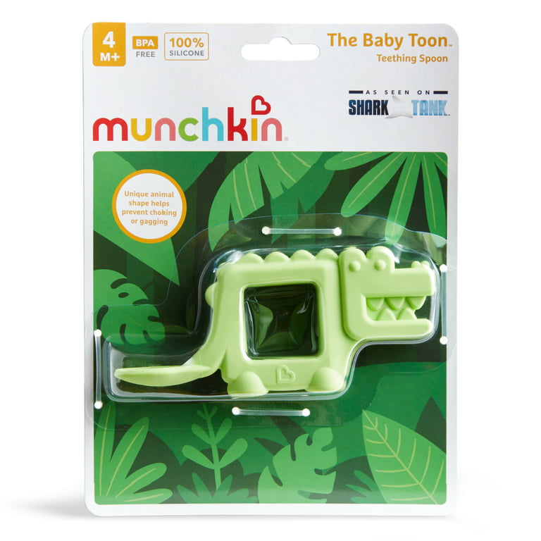 Munchkin The Baby Toon Silicone Teether Spoon Elephant - Mint NIP New In  Package