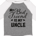 thumbnail image 4 of Inktastic My Best Friend is My Uncle with Hearts Boys or Girls Long Sleeve Baby Bodysuit, 4 of 5