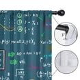 thumbnail image 4 of Blackout Kids Curtains,Math Equations Lab Tools Blue Pattern Childrens Insulated Curtains Set Of 2,Bedroom Essentials,Toddler Room Decor 42"x63", 4 of 5