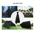 thumbnail image 5 of 3-in-1 Waterproof Rain Poncho - Capa de Lluvia/Manta Picnic/Refugio para Camping, Senderismo - Poncho Impermeable Ligero p/Exteriores, 5 of 8
