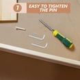 thumbnail image 4 of Luxshiny Pegs For Shelves Shelf Support Kit Offering Stainless Steel Size Compatibility For Garage Use 1 Set, 4 of 7