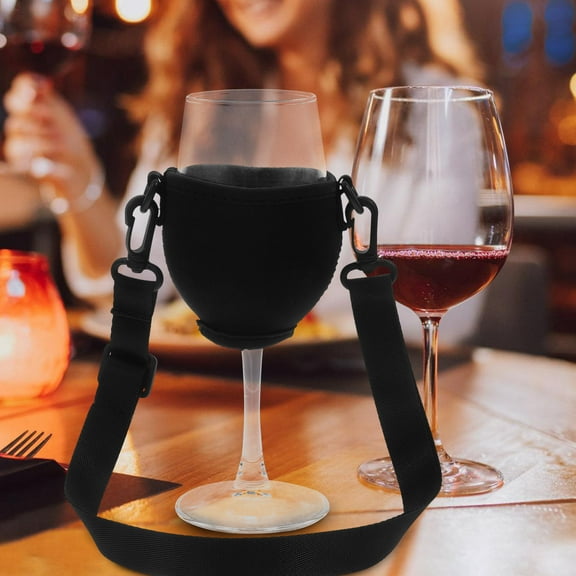 DEEPCRAFF Wine Glass Insulators Neoprene For 4Pcs