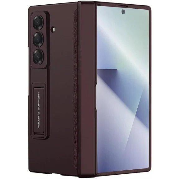 for Samsung Galaxy Z Fold 7 Case with Hinge Protection, [Built-in Screen Protector] [Adjustable Kickstand] Shockproof Slim Fit All-inclusive Protective Phone Cover for Galaxy Z Fold 7 2025