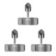 thumbnail image 4 of Yuarrent Soporte de cabezal de ducha de 360 ​​°, soporte de cabezal de ducha autoadhesivo ajustable, montaje en pared con 2 ganchos, soporte para Type1 NO1 Yuarrent CBP073955, 4 of 6