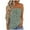 C651/Green, variant on XIYON Women's Summer Tank Tops Women Print Strapless Bandeau Tank Casual Sleeveless Summer Vacation Loose Holiday Top Shirt Women Tanks Top Trendy Going Out Tops